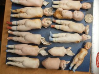 antique 20 colored whole doll bodies Germany 1880 2