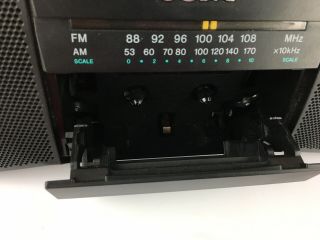 Vintage Sony CFS - B15 AM/FM Radio/Cassette - corder Boom - Box Loud Compact 3