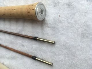 Vintage Bamboo Light Spinning Fishing Rod - Orvis Impregnated 2/2 6 ' 6 