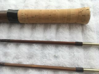 Vintage Bamboo Light Spinning Fishing Rod - Orvis Impregnated 2/2 6 ' 6 
