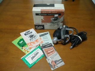 Vintage Oster Stim U Lax Junior Handheld Massager Model M4 W/box