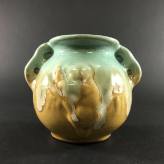 Vintage Australian Shelmar Koala Gumtree Drip Glaze Pottery Vase Melrose