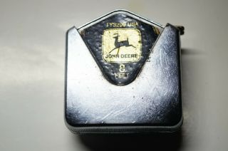 John Deere Tape Measure - Ty3399 Usa.  8 Feet,  Vintage Hand Tool.