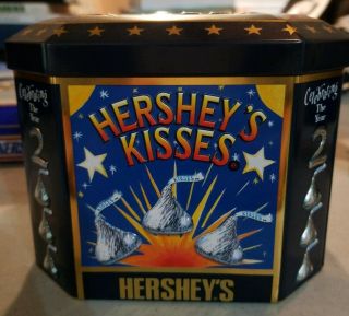 Vintage Limited Edition Commemorative Tin Hershey’s Kisses Celebrating Year 2000