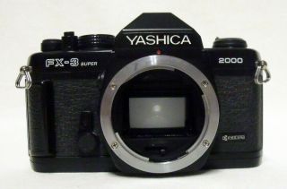 Vintage Yashica Fx - 3 2000 35mm Slr Film Camera Body Only For Repair
