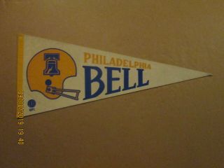 Wfl Philadelphia Bell Vintage Defunct 1970 
