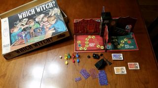 Vintage Milton Bradley Which Witch? Halloween Haunted 3d Game Nearly Complete
