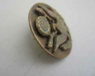 vintage WWII US Army Officer ' s dress badge or pin - looks like brass 2