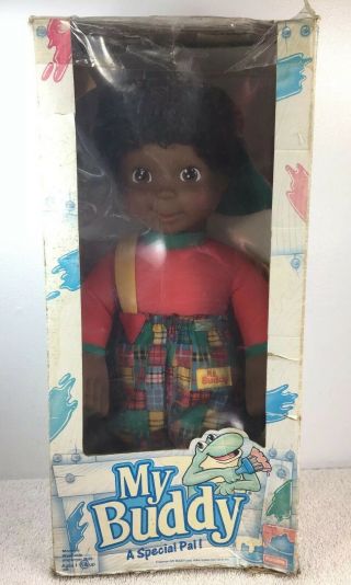 My Buddy Doll Playskool 1993 Hasbro Cib A Special Pal African American Black