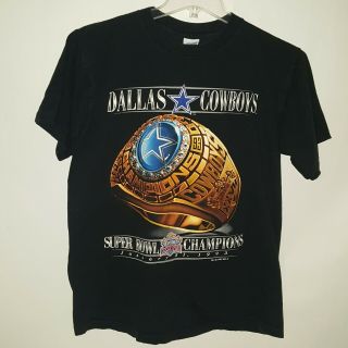 Vintage 1993 Dallas Cowboys Bowl Champions Short Sleeve Shirt Size Medium