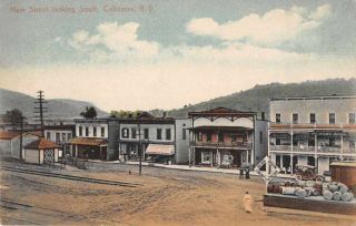 Callicoon York Main Street Looking South Vintage Postcard Jj649038