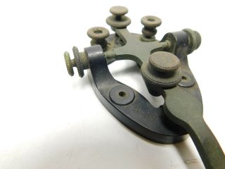 Vintage Military J - 37 Straight Telegraph Key For Ham Radio Cw Morse Code