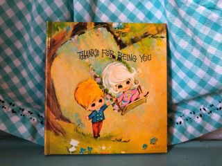 Vintage Thanks For Being You American Greetings Sunbeam Book 1968 1960s