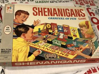 Vintage Milton Bradley Shenanigans Carnival Of Fun Game Complete Very Good