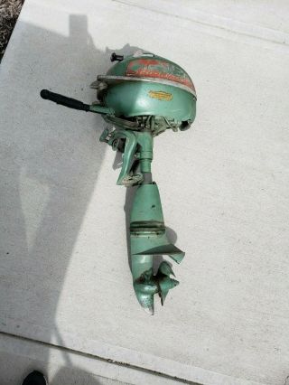 Antique Johnson Seahorse Outboard Boat Motor 5hp