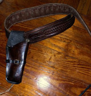 Vintage George Lawrence Co.  Leather Western Gun Holster 79b 22