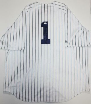 Bobby Richardson Autographed P/s York Yankees Jersey Ws Mvp - Jsa Witness Aut