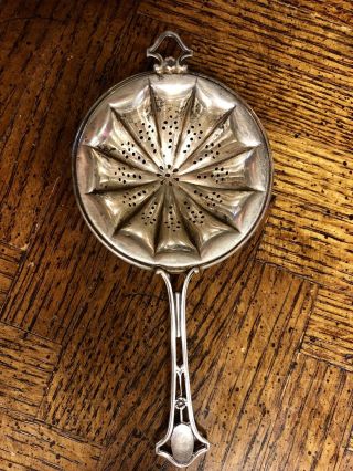 Antique Sterling Silver Frank Whiting Tea Strainer Infuser