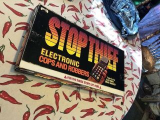 Vintage 1979 Parker Brothers Stop Thief Electronic Cops & Robbers Game