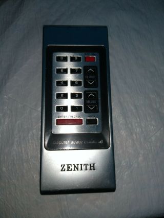 Vintage Zenith Computer Space Command 2500 Tv Remote Control - - Vg