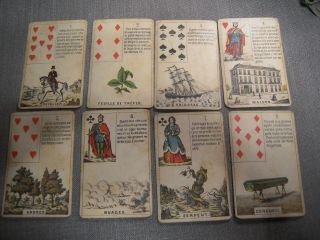 Antique French Fortune - Telling Cards