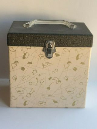Vintage 45 Rpm Record Storage Case Box