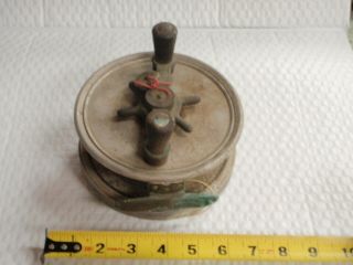 Vintage Hardy Bros Ltd England Fortuna Fishing Reel 6 " Diameter Old Tackle