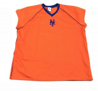 Vintage Majestic York Mets Warm Up Batting Practice Jersey Men’s Size 2xl