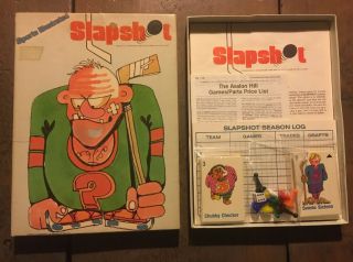 Vintage Slapshot Avalon Hill 1982 Sports Illustrated Hockey Board Game Complete