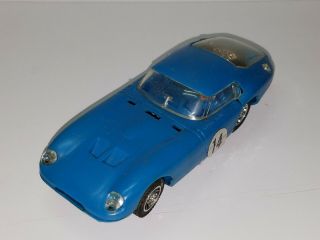 1/32 Vintage Plastic Slot Car Scalextric Tri - Ang Ford Cobra Daytona 14 Blue