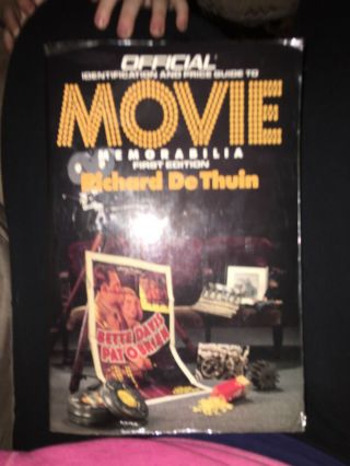 1990 Guide To Movie Memorabilia By Richard De Thuin 1st Edition Illustrated
