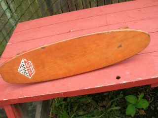 Vintage Gto Sport Fun Sidewalk Surfboard Skateboard Longboard 1960s Skate Surfer