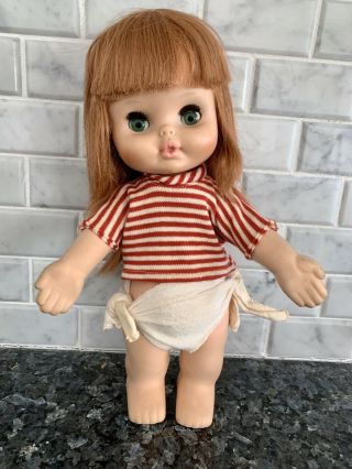 Ultra Rare Vintage 1965 Remco Katrina 12” Doll Honeyball Foam Rubber Friend Orig