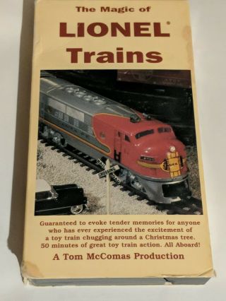 The Magic Of Lionel Trains Vhs,  Tom Mccomas Productions