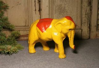 Vintage Pulp Paper Mache Elephant Candy Container