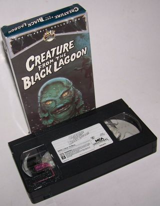 Vintage The Creature From The Black Lagoon Vhs Video Cassette Universal Horror