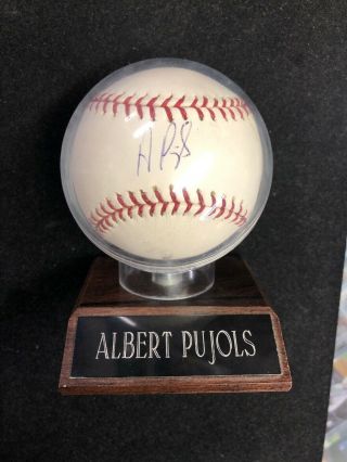 Albert Pujols Signed Baseball Cardinals Angels