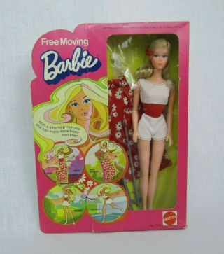 Vintage 1974 Moving Barbie Doll Clothes Golf Club Racquet Nrfb Nos
