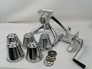 Vintage Magic Hostess All Metal Meat Grinder And Salad Chef