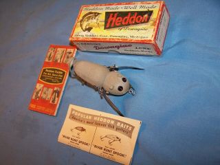 Vintage Heddon Crazy Crawler Mouse Lure With Papers
