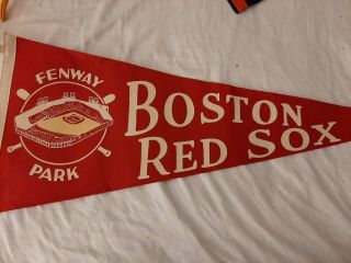 Vintage Baseball Boston Red Sox Felt Pennant