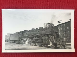 Rutland Railroad Steam Engine Locomotive No.  85 Antique Photo