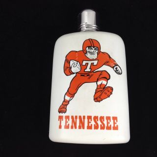 Vintage Vtg Tennessee Volunteers Vols Plastic Flask Football Ncaa