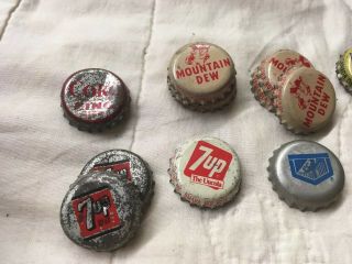 Vintage Soda Bottle Caps Cork Inserts Mt.  Dew Mason’s,  Winks,  HB,  Tab,  Pepsi 2