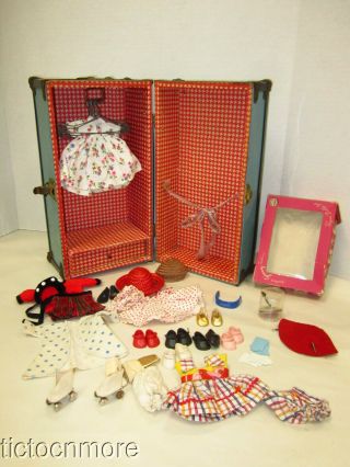 Vintage Vogue Ginny Doll Tagged Clothes Outfits Shoes Gloves Headband & Case