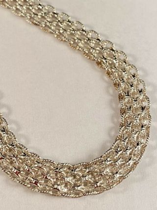 Vintage Sterling Silver 925 Agi Designer Fancy Link Bracelet 7.  25”in