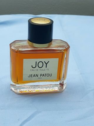 Vintage Jean Patou Joy Eau De Toilette Parfum Perfume Almost Full 1 Ounce