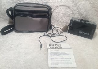 Vintage Sony Walkman Wm - Af22/af28/af40 Am/fm Radio Cassette Player 1980’s