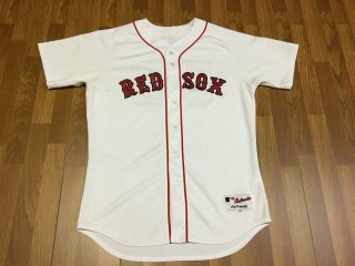 Mens 48 - Vtg Mlb Boston Red Sox 58 Papelbon Majestic Sewn On Jersey Made Usa