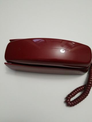 Vintage Push - Button Red Wall Phone In & Out